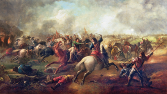 The Battle of Marston Moor painting